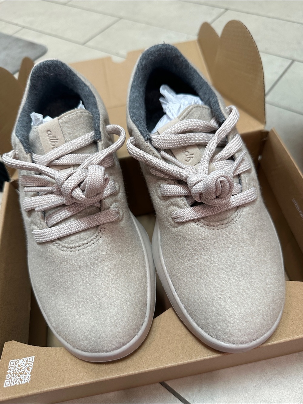 NEW Allbirds Wool Runner NZ | Women’s 6.5 | Rugged Beige | Merino Wool | NIB